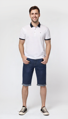 Polo Mezza Manica Nino Marini in Piquet di Filo di Scozia XTNSP52539
