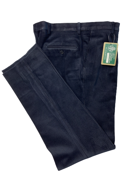Pantalone Flexus Velluto Classico con Pence Drop 4 Duca Visconti di Modrone