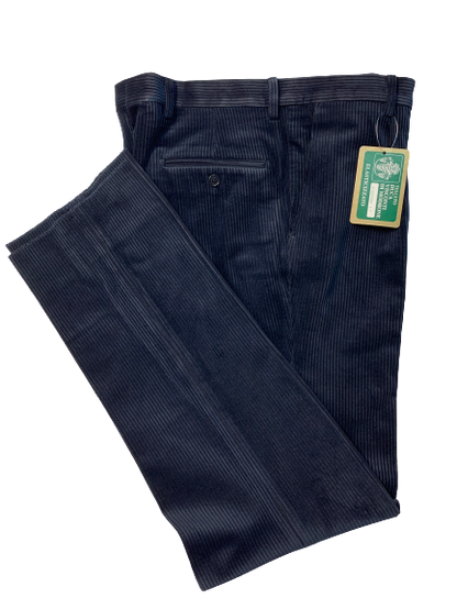 Pantalone Velluto Classico Senza Pence Drop 4 Duca Visconti di Modrone Blocco94 - Blocco94