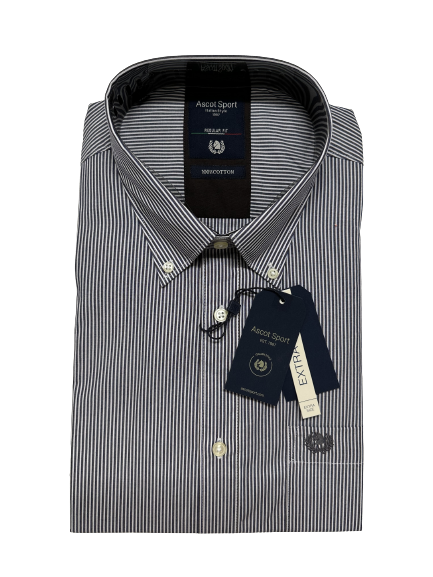 Camicia Manica Lunga Ascot Taglie Forti 15673-512 Col33 - Blocco94