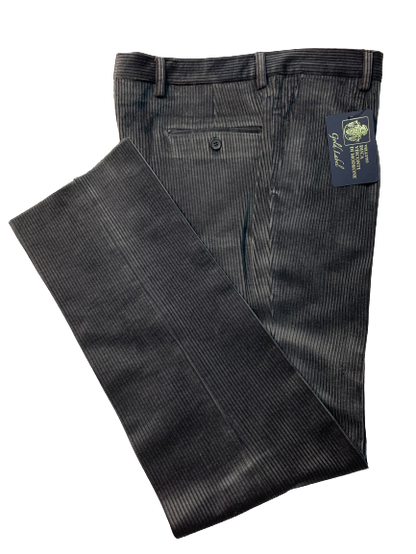 Pantalone Velluto Classico Senza Pence Drop 4 Duca Visconti di Modrone Blocco94 - Blocco94