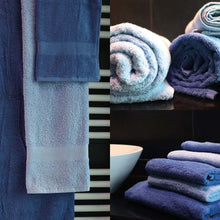 Set di 3 Coppie di Asciugamani Viso + Ospite in Morbida Spugna Colori Vari