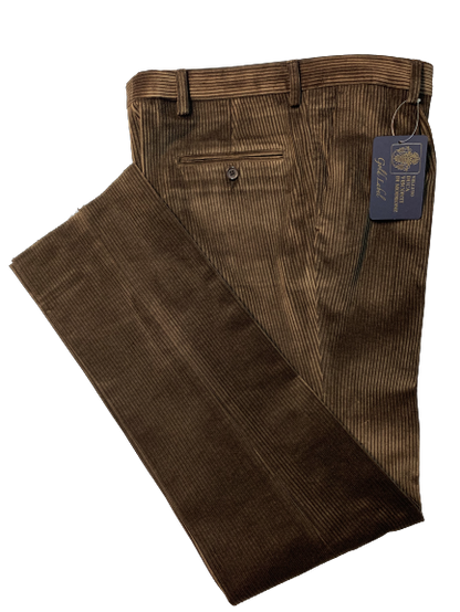 Pantalone Velluto Classico Senza Pence Drop 4 Duca Visconti di Modrone Blocco94 - Blocco94