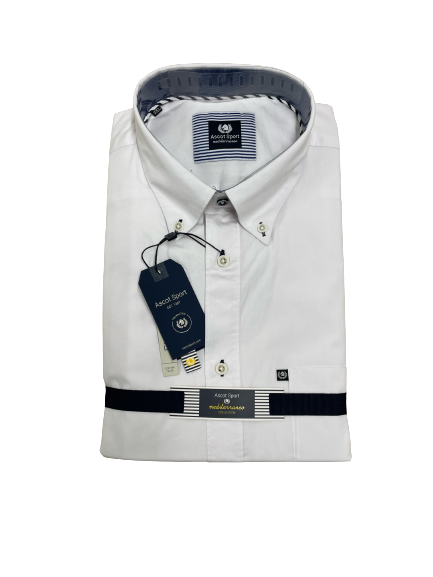 Camicia Manica Lunga Ascot Taglie Forti 15556-504 Col01 - Blocco94