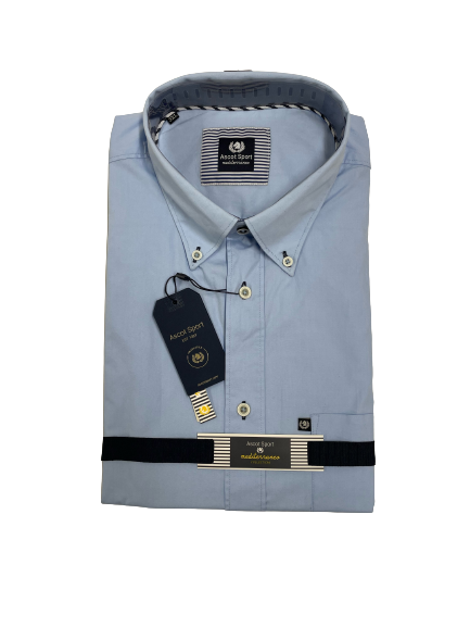 Camicia Manica Lunga Ascot Taglie Forti 15556-504 Col02 - Blocco94