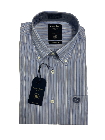 Camicia Manica Lunga Ascot 15573-212 Colore 70 - Blocco94