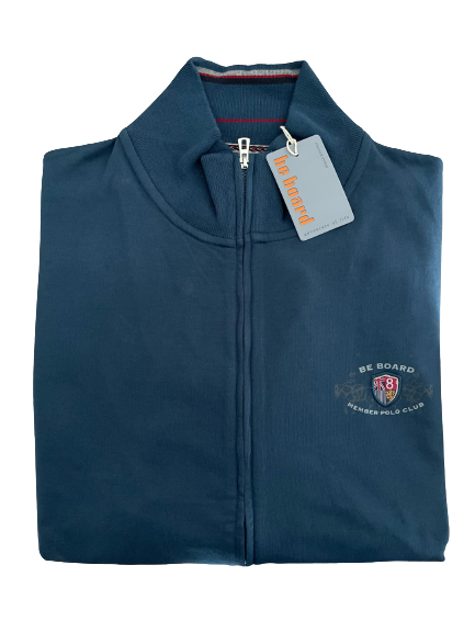 Felpa Leggera Be Board 21F9302C Taglie Forti Cobalto - Blocco94