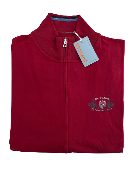 Felpa Leggera Be Board 21F9302C Taglie Forti Rosso - Blocco94