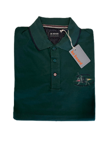 Polo Be Board Manica Lunga 21M9201C Taglie Forti Verdone - Blocco94
