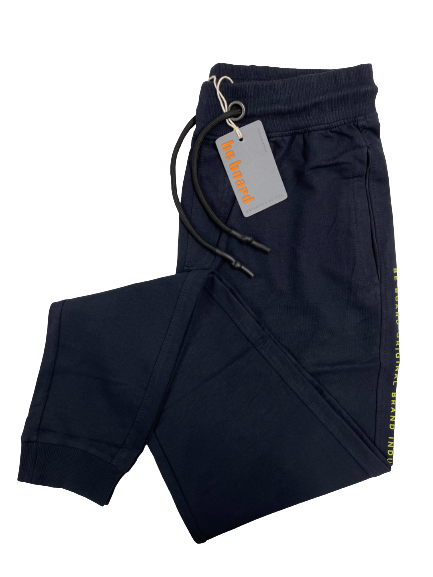 Pantalone in Felpa Leggera 21P9321 Be Board Blu - Blocco94