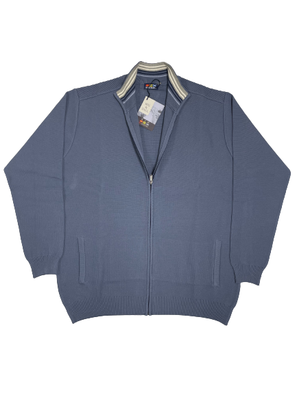 Giacca Full Zip Re del Mare Taglie Forti 22.3250 Avio - Blocco94