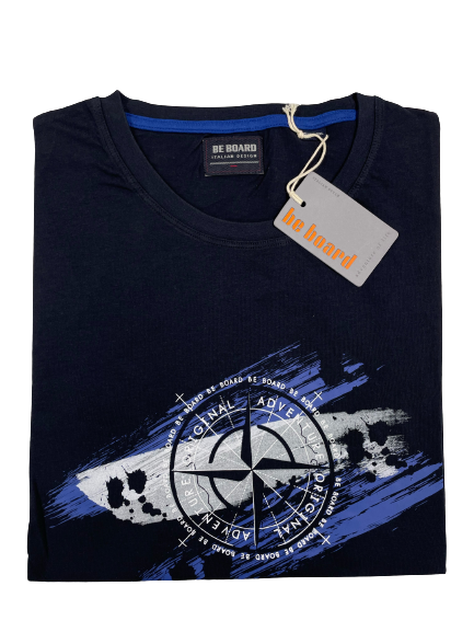 Maglia Mezza Manica 22H9712Big Blu Be Board Taglie Forti - Blocco94