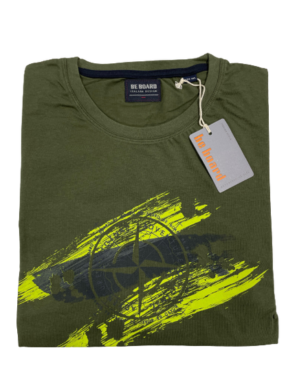 Maglia Mezza Manica 22H9712Big Militare Be Board Taglie Forti - Blocco94