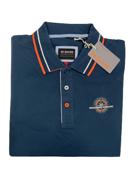 Polo Mezza Manica 22L9606C Be Board Taglie Forti Cobalto - Blocco94