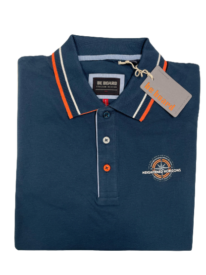Polo Mezza Manica 22L9606C Be Board Taglie Forti Cobalto - Blocco94