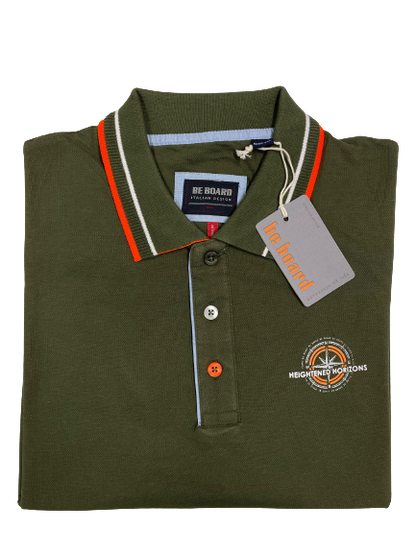 Polo Mezza Manica 22L9606C Be Board Taglie Forti Militare - Blocco94