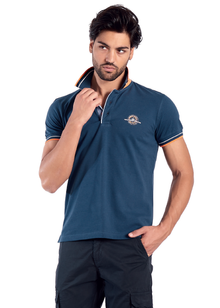 Polo Mezza Manica 22L9606 Be board Blu - Blocco94