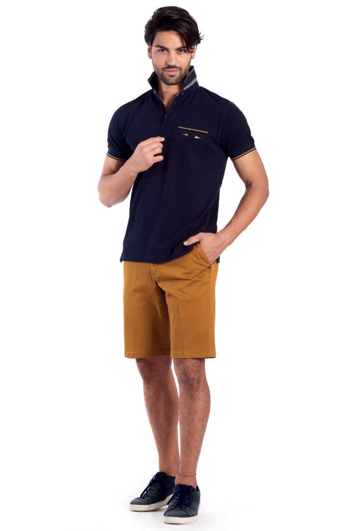 Polo Mezza Manica con Taschino 22L9613C Be Board Taglie Forti Verdone - Blocco94