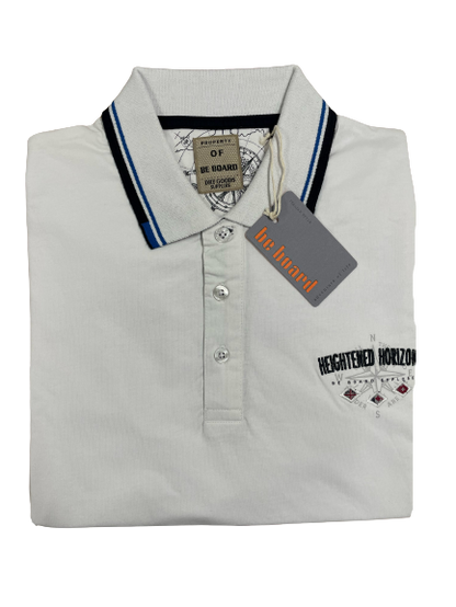 Polo Mezza Manica 22L9625 Be board Bianco - Blocco94
