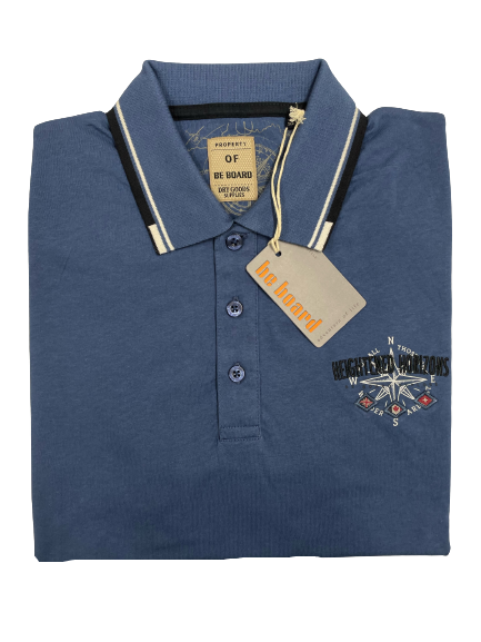 Polo Mezza Manica 22L9625C Be Board Taglie Forti Tempesta - Blocco94