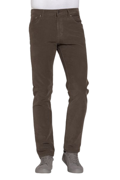 Jeans Fustagno Elasticizzato 700/9195A Moleskin Carrera Marrone - Blocco94