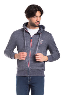 Felpa con Cappuccio 24F9327 Be Board Colore Blu Fiammato - Blocco94