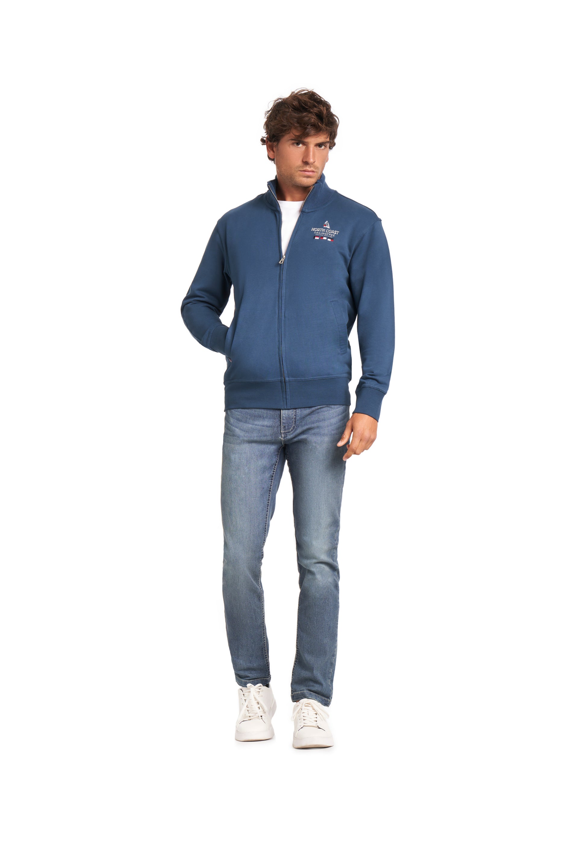 Felpa Leggera 31F9303 Be Board Blu - Blocco94
