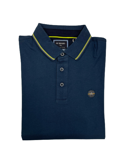 Polo Be Board Manica Lunga 31M9203C Taglie Forti Cobalto - Blocco94