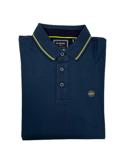 Polo Be Board Manica Lunga 31M9203C Taglie Forti Cobalto - Blocco94
