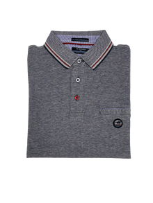 Polo Be Board Manica Lunga 31M9205C Taglie Forti Blu Oxford - Blocco94