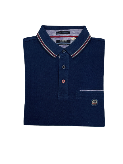 Polo Manica Lunga con Taschino 31M9205 Be board Tampone Oxford - Blocco94