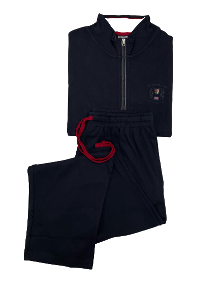 Tuta in Felpa Leggera 31T9482C Be Board Taglie Forti Giacca Blu Pantalone Blu - Blocco94