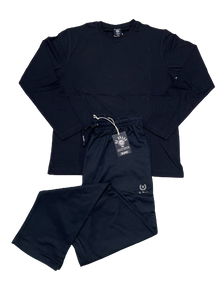 Completo/Pigiama Leggero 904910C Be Board Taglie Forti Giacca Blu Pantalone Blu - Blocco94