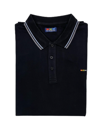 Polo Mezza Manica in Piquet Re del Mare Taglie Forti 99.3200X - Blocco94