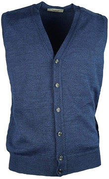 Gilet Aperto con Bottoni Raipan 554 Over taglie Forti Avio - Blocco94