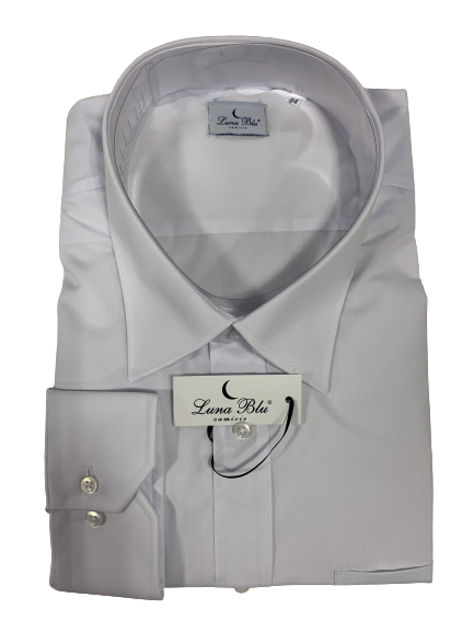 Camicia Saturno Manica Lunga Luna Blu - Blocco94