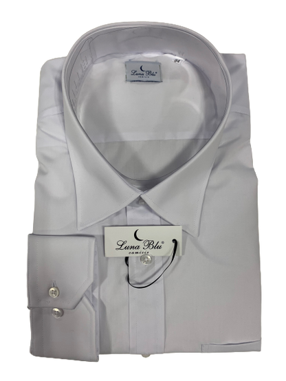 Camicia Saturno Manica Lunga Luna Blu - Blocco94