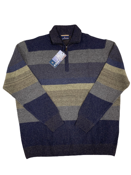Maglia 4506 Mezza Zip Sail Club by Vele dei Mari Taglie Forti - Blocco94