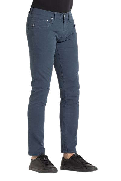 Jeans Carrera Tela Leggera Elasticizzata Slim 717/9167A Colore Blu - Blocco94