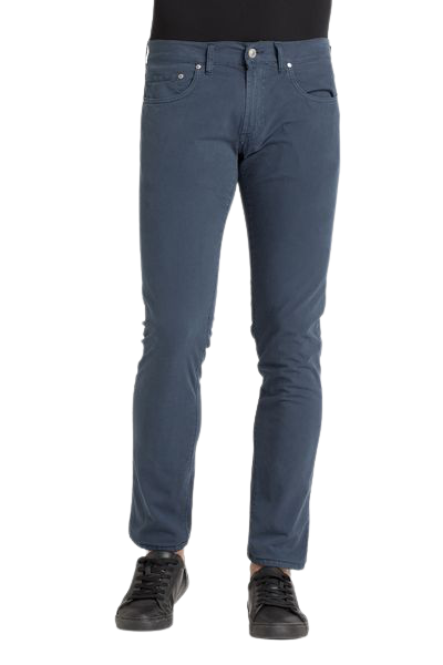 Jeans Carrera Tela Leggera Elasticizzata Slim 717/9167A Colore Blu - Blocco94