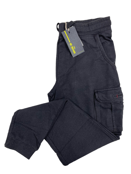 Pantalone in Felpa Leggera con Tascone 940 Be Board Blu Notte - Blocco94