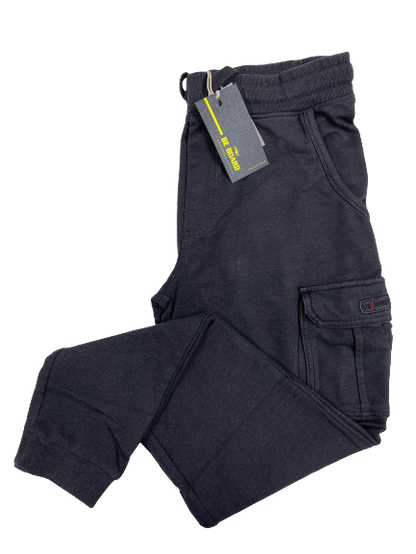 Pantalone in Felpa Leggera con Tascone 940 Be Board Blu Notte - Blocco94