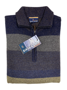 Maglia 4506 Mezza Zip Sail Club by Vele dei Mari Taglie Forti - Blocco94