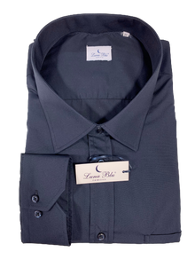 Camicia Saturno Manica Lunga Luna Blu - Blocco94