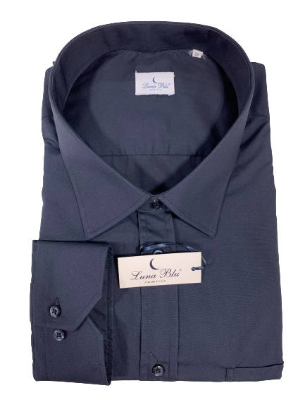 Camicia Saturno Manica Lunga Luna Blu - Blocco94
