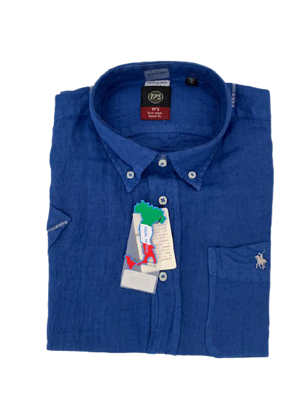 Camicia Puro Lino Mezza Manica Tipo's Taglie Forti - Blocco94