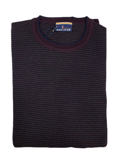Maglia 6510 Girocollo Sail Club by Vele dei Mari Taglie Forti - Blocco94