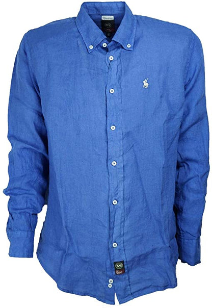Camicia Puro Lino Manica Lunga Tipo's Taglie Forti - Blocco94