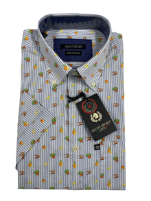 Camicia Mezza Manica Ascot Colore 70 - Blocco94