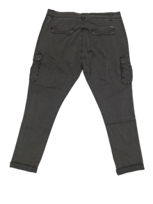 Pantalone con Tascone Giovane FMST6019 Taglie Forti Frankie Malone Grigio - Blocco94